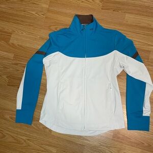 Women's Blue and White Jacket
